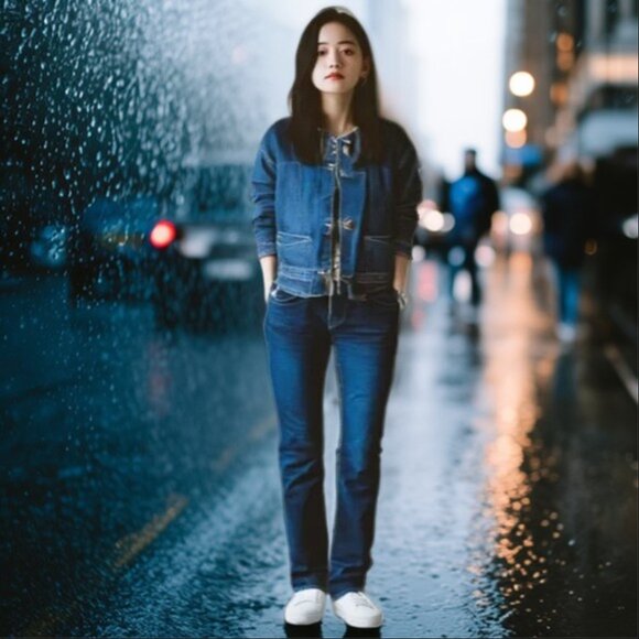 True Religion Denim - True Religion World Tour Joey Super T Memphis Blue Wash Denim Jeans, Siz…